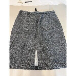 Simply Vera Comfort Skirt Gray activewear knit elastic waist Warm Sz XXL Midi